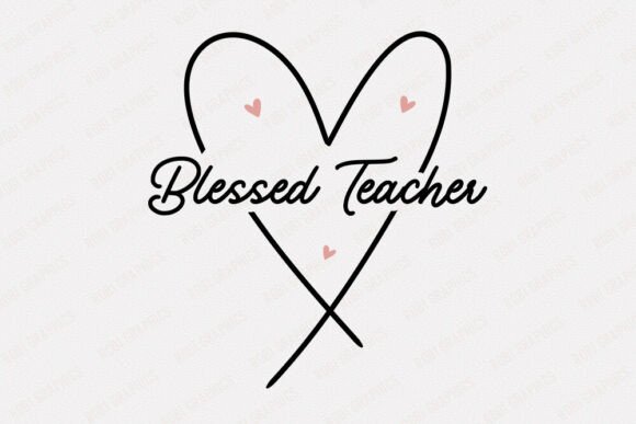 Blessed Teacher - Retro SVG Review