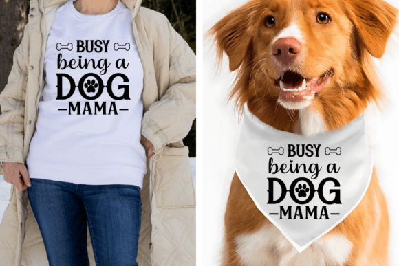 Busy Being a Dog Mama, Dog Quotes Svg Review