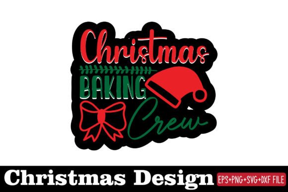 Christmas Sticker, Christmas Baking Crew: A Designer's Review