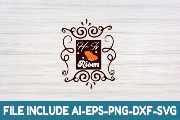 He is Risen-Vintage Easter Quote Svg Review