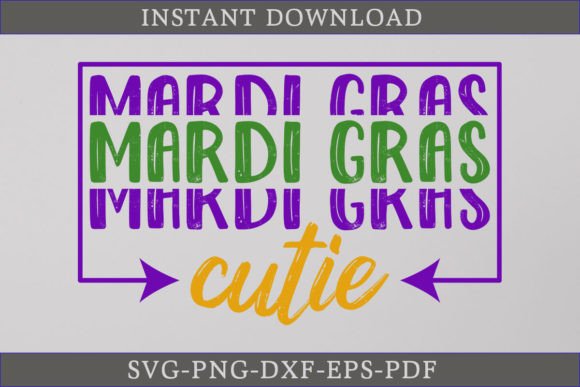 Mardi Gras Cutie Shirt SVG Cutting File Review