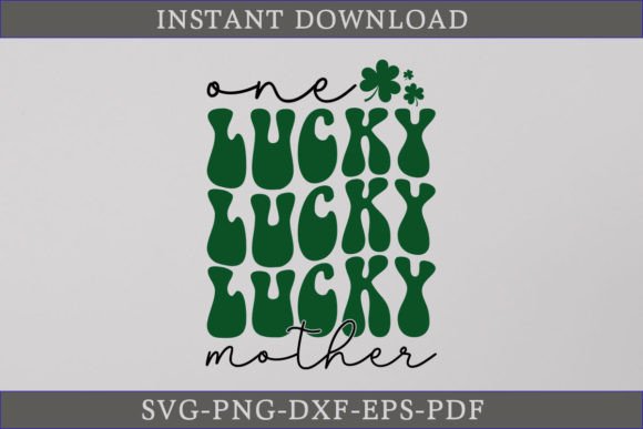 One Lucky Mother Retro Gift Shirt SVG Review