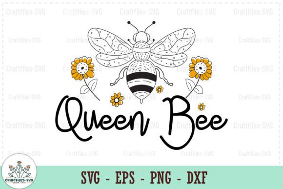 Queen Bee - SVG: A Designer's Take on Real-World Embroidery