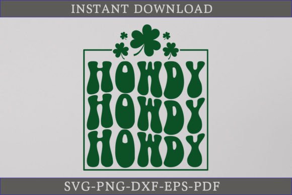 St. Patrick s Day Howdy Shirt Retro SVG Review
